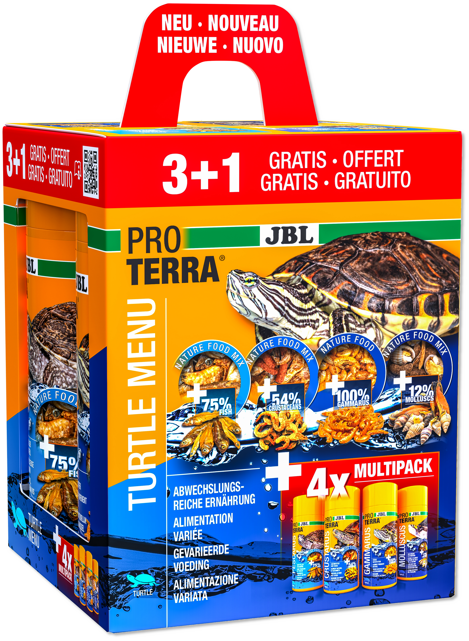 JBL ProTerra Wasserschildkröten Menue